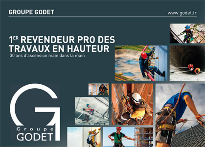 Brochure Groupe Godet 1er revendeur pro des travaux en hauteur