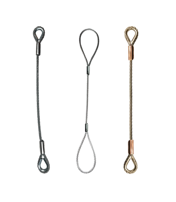 Élingue en acier galvanisé